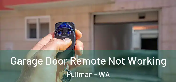  Garage Door Remote Not Working Pullman - WA