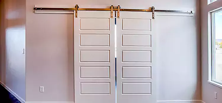Glass Barn Door with Installation Hardware Kit Pullman