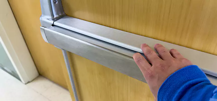 Installing a Push Bar on a Door Pullman
